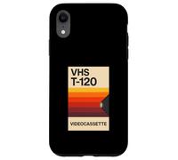 Retro VHS T-120 Videocassette 80s Nostalgia Video analógico Carcasa para iPhone XR