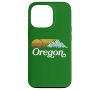 Retro Vibe Oregon Sweatshirt Vintage Mountains & Sun Carcasa para iPhone 13 Pro