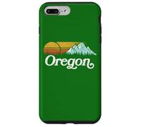 Retro Vibe Oregon Sweatshirt Vintage Mountains & Sun Carcasa para iPhone 7 Plus/8 Plus
