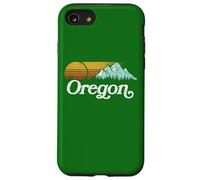 Retro Vibe Oregon Sweatshirt Vintage Mountains & Sun Carcasa para iPhone SE (2020) / 7/8