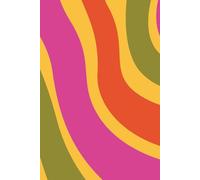 Retro Vibes Notebook: Colorful, Fun & Totally Groovy! Great for Writing, Journaling and Creativity