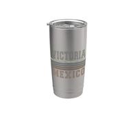 Retro Victoria México Vaso térmico de acero inoxidable de doble pared