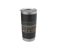 Retro Victoria México Vaso térmico de acero inoxidable de doble pared
