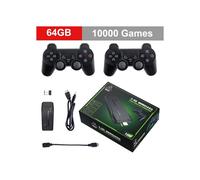 Retro video game console, 64 GB, 10,000 games, two wireless controllers, 128 GB, 40,000 games, 4K HD Stick T