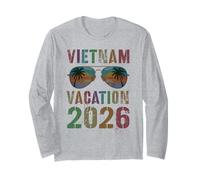Retro Vietnam Vacation 2026 Viajes Playa Viaje Coincidencia Manga Larga