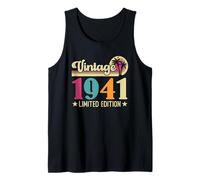 Retro Vintage 1941 Limited Edition 1941 Birthday Camiseta sin Mangas