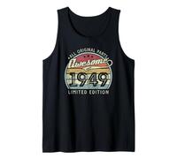Retro Vintage 1949 Edición Limitada 77 Cumpleaños Camiseta sin Mangas
