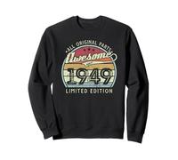 Retro Vintage 1949 Edición Limitada 77 Cumpleaños Sudadera