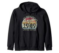 Retro Vintage 1949 Edición Limitada 77 Cumpleaños Sudadera con Capucha