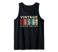 Retro Vintage 1995 Edición Limitada 30 Cumpleaños 30 Años Camiseta sin Mangas