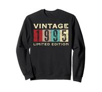 Retro Vintage 1995 Edición Limitada 30 Cumpleaños 30 Años Sudadera