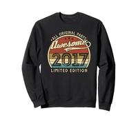 Retro Vintage 2017 Edición Limitada 9º Cumpleaños 9 Años Sudadera