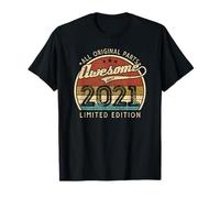 Retro Vintage 2021 Edición Limitada 5º Cumpleaños 5 Años Camiseta