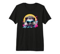Retro Vintage 80s Cute Animal Lover Hedgehog Camiseta Premium