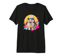Retro Vintage 80s Mini Holland Lop Bunny Rabbit Lover Camiseta Premium