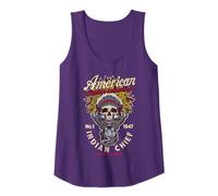 Retro Vintage American Motorcycle Indian Native Bikers Gift Camiseta sin Mangas
