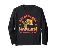 Retro Vintage años 70 80 Rucker Park Harlem New York Manga Larga