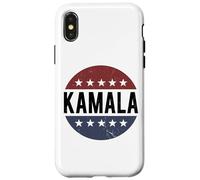 Retro Vintage Campaign Democrat For President Kamala 2024 Carcasa para iPhone X/XS
