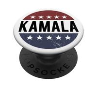Retro Vintage Campaign Democrat For President Kamala 2024 PopSockets PopGrip Adhesivo