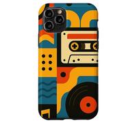 Retro Vintage Casete Sueños y Surcos de Vinilo en Movimiento Carcasa para iPhone 11 Pro