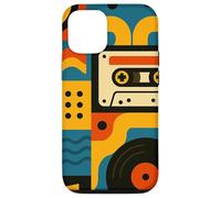 Retro Vintage Casete Sueños y Surcos de Vinilo en Movimiento Carcasa para iPhone 12/12 Pro