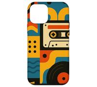 Retro Vintage Casete Sueños y Surcos de Vinilo en Movimiento Carcasa para iPhone 12 mini