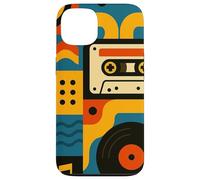 Retro Vintage Casete Sueños y Surcos de Vinilo en Movimiento Carcasa para iPhone 13