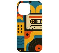Retro Vintage Casete Sueños y Surcos de Vinilo en Movimiento Carcasa para iPhone 13 Pro Max
