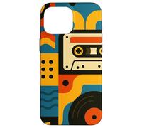 Retro Vintage Casete Sueños y Surcos de Vinilo en Movimiento Carcasa para iPhone 16 Pro Max