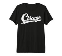 Retro Vintage Chicago Illnois Men Women Boy Girl Camiseta Premium