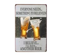 Retro Vintage, Creo Que Tomaré Una Cerveza Cartel De Chapa Retro Carteles De Pared De Metal Vintage Pared Muestra Placa para Pub Garaje Baño