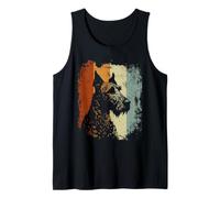 Retro Vintage Design Irish Terrier Dog Camiseta sin Mangas