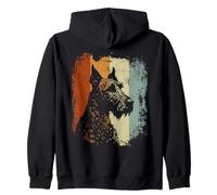 Retro Vintage Design Irish Terrier Dog Sudadera con Capucha