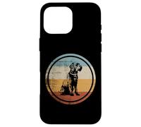 Retro Vintage Design Wirehaired Pointing Griffon Dog Carcasa para iPhone 16 Pro MAX