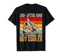 Retro Vintage Divertido Jiu-Jitsu Papá Brasileño Ju Jitsu BJJ Camiseta