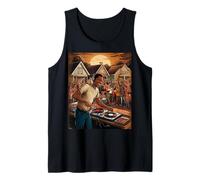 Retro Vintage DJ - HipHop Music Bronx Party Tee Camiseta sin Mangas