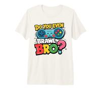 Retro Vintage Do You Even Brawl Bro Video Gamer Game Player Camiseta Premium