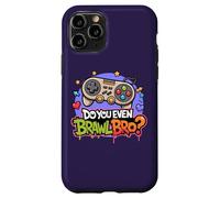 Retro Vintage Do You Even Brawl Bro Video Gamer Jugador De Juego Carcasa para iPhone 11 Pro