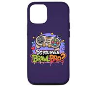 Retro Vintage Do You Even Brawl Bro Video Gamer Jugador De Juego Carcasa para iPhone 12/12 Pro