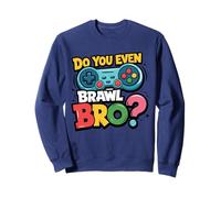 Retro Vintage Do You Even Brawl Bro Video Gamer Jugador De Juego Sudadera