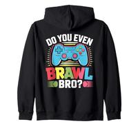 Retro Vintage Do You Even Brawl Bro Video Gamer Jugador De Juego Sudadera con Capucha