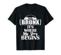 Retro Vintage El Bronx Donde Mi Historia Comienza Divertido Bronx Camiseta
