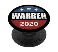 Retro Vintage Election Campaign Elizabeth Warren 2020 PopSockets PopGrip Adhesivo