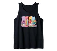 Retro Vintage Enseñar Amor Inspirar Diversión Volver A La Escuela Profesor Camiseta sin Mangas