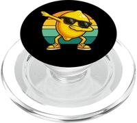 Retro Vintage Funny Lemon Dab Dance Lemon Dancing PopSockets PopGrip para MagSafe