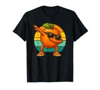 Retro Vintage Funny Orange Dab Dance Orange Fruit Dancing Camiseta