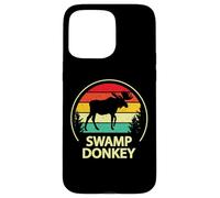 Retro Vintage Funny Swamp Donkey Moose Carcasa para iPhone 15 Pro MAX