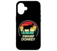 Retro Vintage Funny Swamp Donkey Moose Carcasa para iPhone 16