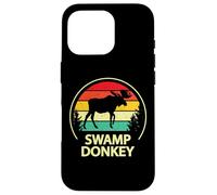 Retro Vintage Funny Swamp Donkey Moose Carcasa para iPhone 16 Pro