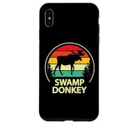 Retro Vintage Funny Swamp Donkey Moose Carcasa para iPhone XS MAX